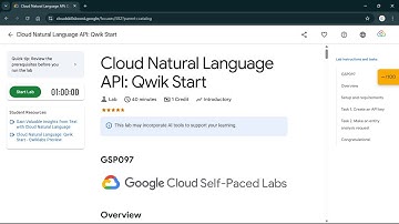 Cloud Natural Language API: Qwik Start | #qwiklabs | #GSP097 #CLI