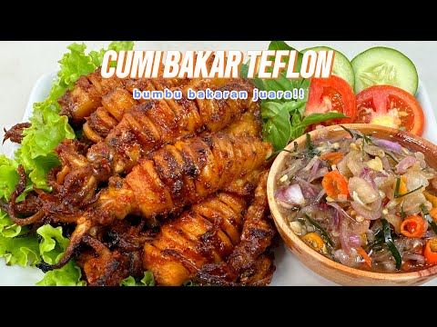 Membuat Cumi Bakar Teflon