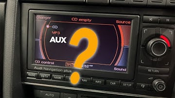 VW Audi Lamborghini RNS-E Radio AUX Coding Amazon Bluetooth Adapter install + Bonus Mystery Noise