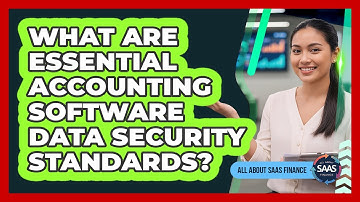 What Are Essential Accounting Software Data Security Standards?