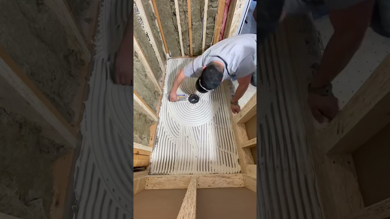 Why Prefab Shower Pans Are Awesome Shorts Youtubeshorts Diy