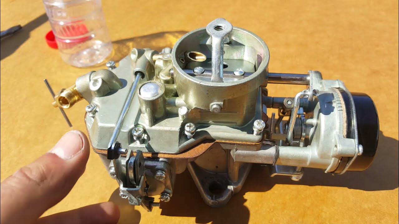 New HENKYO autolite 1100 carburetor from ebay review and adjustments on 1963 Rambler American p1
