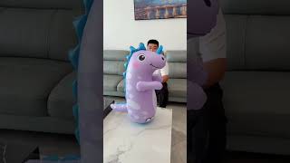 Review khủng long bơm hơi có thể tự cân bằng #trending