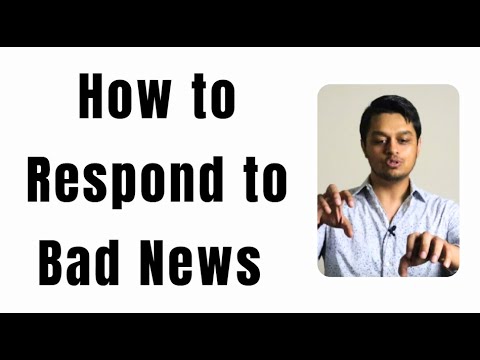 How To Respond to Hearing Bad News (Most People Mess This Up!!) - YouTube
