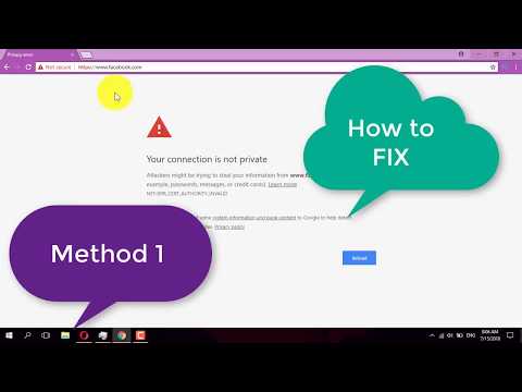 How To Fix Your Connections Isn T Private In Google Chrome By T3so Tutorials