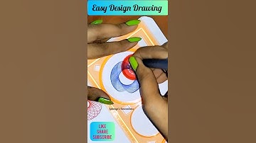 Easy Design #spirograph #drawing #viral #shorts #video #relaxing #leisure