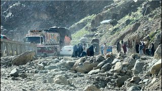 گزارش ویژه لغزش پی در پی کوه ها مسیرکابل جلال آباد و حادثات مختلف برای مردم
