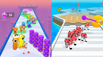 ALPHABET EPIC RUSH VS ALPHABET RUN LETTER GO - Merge Battles PlayGame - iOS, Android Part 1