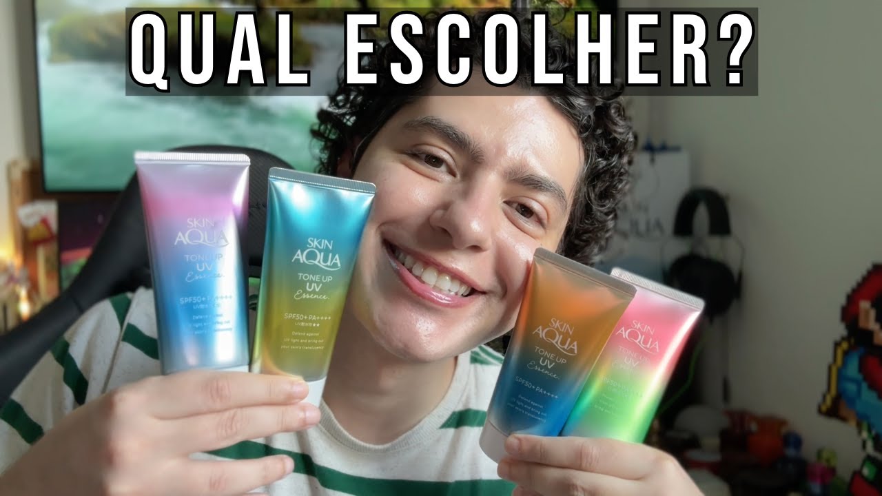 PROTETORES SKIN AQUA TONE UP UV - O MAIS VENDIDO DO JAPÃO - QUAL ESCOLHER?