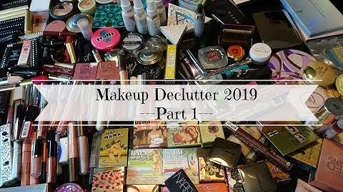 Huge Makeup Collection & Declutter 2019 -Part 1- Lipstick & Lip Gloss