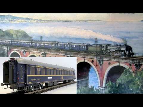 LS Models - Models World : Le Train Bleu - Unpacking The Blue Train H0 gauge set of CIWL cars