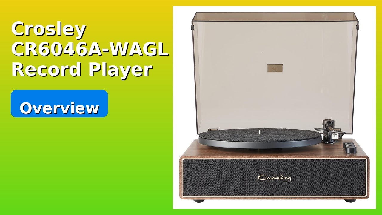 REVIEW (2026): Crosley CR6046A-WAGL Record Player. Features. - YouTube