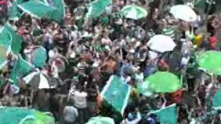 Hinchada de Ferro copando el Nuevo Gasómetro