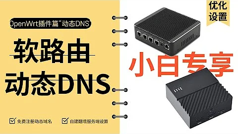 OpenWrt软路由动态DNS超级小白保姆级教程快速上手-免费动态域名-自建翻墙服务端