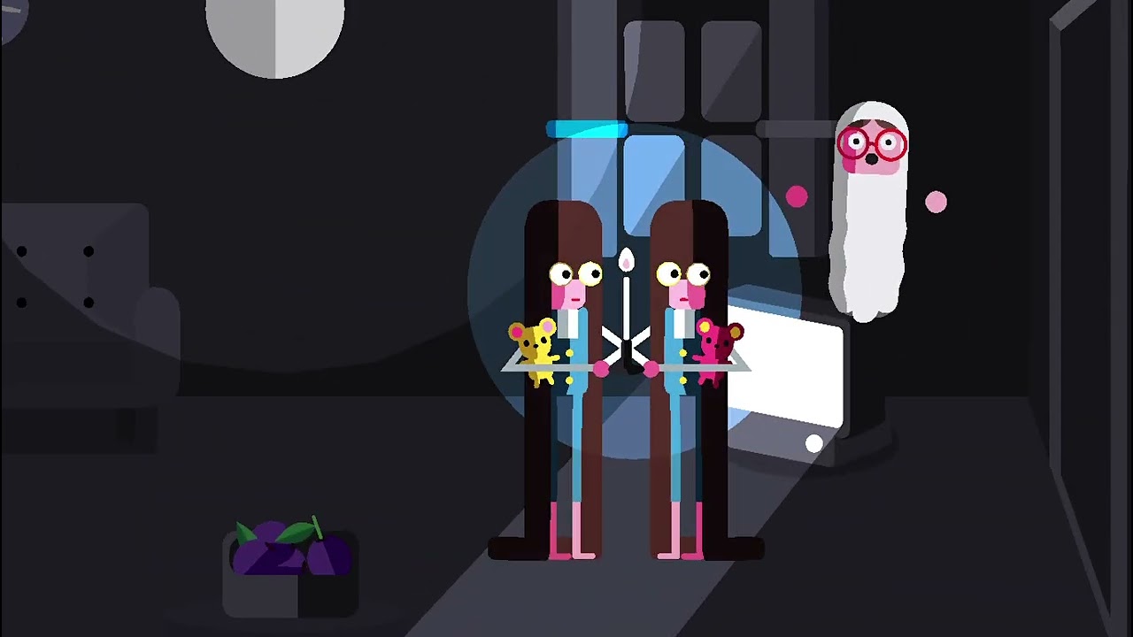 Playing Toca Boo! (the game i played when i was middle aged I dunno why i played this back then )