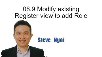 08.9 Modify existing Register view to add Role