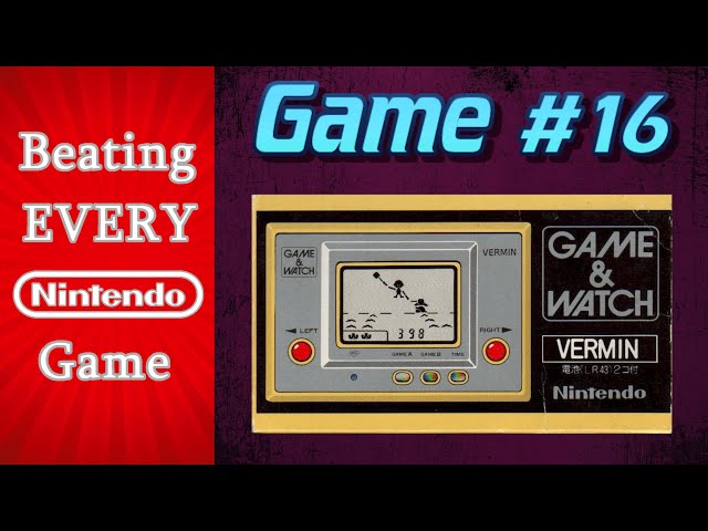 The Best One Yet! | Game & Watch: Vermin | Beating Every Nintendo