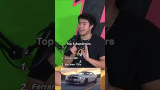 Top 5 Supercars 🏎️ (BLIND RANKING)