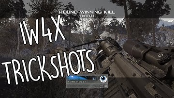 he hit a trickshot through the whole map... (IW4X)