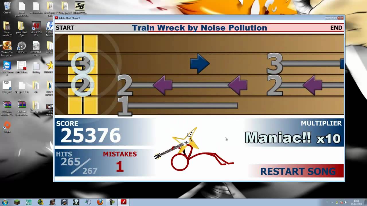 Flash Game Super Crazy Guitar Maniac Deluxe 3 [HD] YouTube