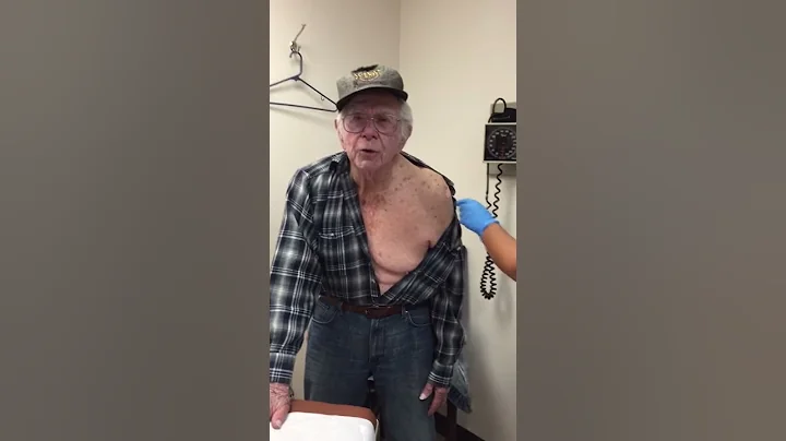 Brave 93-Year-Old Getting His Flu Shot || ViralHog