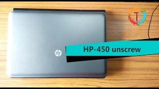 Laptop Hp 450 Unscrew