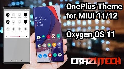MIUI 11/12 : OnePlus Oxygen OS Theme for MIUI 11