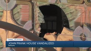John Frank House vandalized in Sapulpa