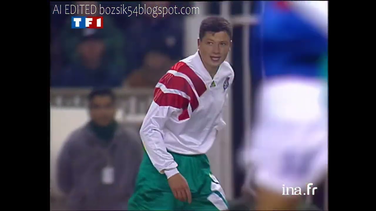 CLASIFICATORIAS WC94 (17.11.1993) Francia v Bulgaria  (Decisivo) IA 1080p50 FRANCES