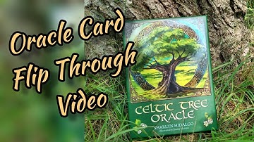 Celtic Tree Oracle Card Flip Through #oraclecards