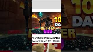 Minecraft 100 Gün Hardcore.. Gelişmiş Ender Dragonu Yenebilir Miyim? | Seri İntrosu