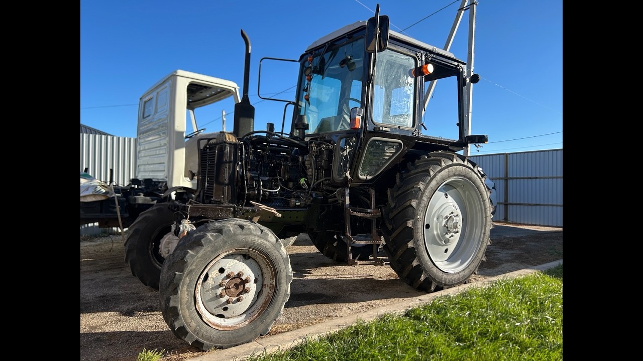 Покрасил трактор МТЗ-82 в родной цвет