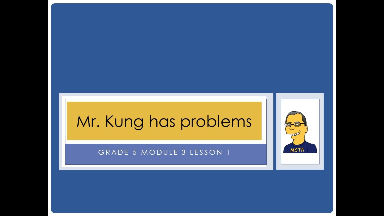 Eureka Math 5th Grade Module 3 Lesson 1 YouTube Eureka Math 5th Grade Module 3 Lesson 1 YouTube