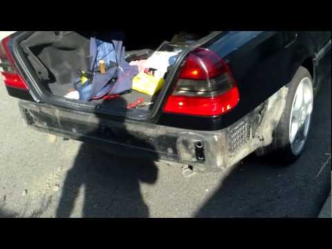 Mercedes Benz c class w202 how to remove the back bumper