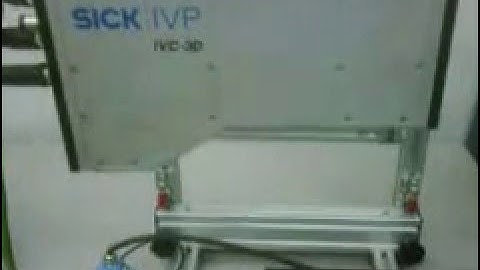 3D Measurement. Smart Camera SICK IVC-3D (setup)