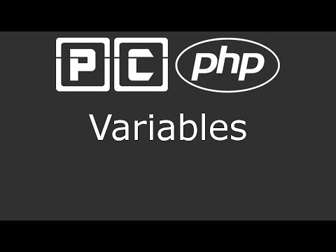 PHP beginners tutorial 6 - Variables
