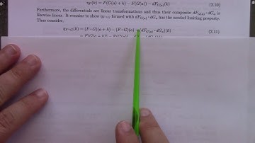 Advanced Calculus: linearity and chain rule: 9-4-17, part 2