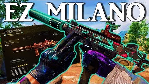 The EASIEST Warzone SMG Setup? No Recoil Milano 821 Loadout!