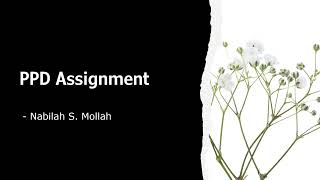 PPD Video Assignment