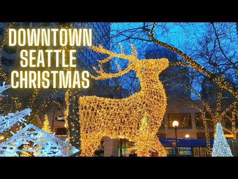 Video: Espectáculos de luces navideñas en Seattle y Tacoma, Washington