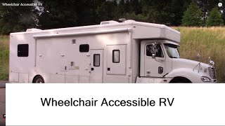 Wheelchair Accessible RV