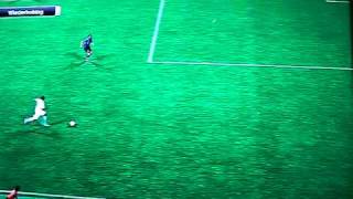 PES 2011 Gameplay - Nice Goal Auxerre - Inter