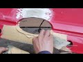 Repair Truck Roof Panel With Fiber Glass