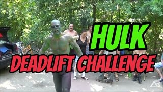Aleš Bejr bezdomovec challenge - HULK - Deadlift