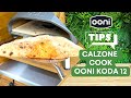 Do this to Cook CALZONE with the Pizza Oven OFF | Ooni KODA 12 | *in the rain!