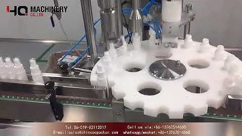 Automatic rotary small bottle filling