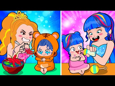 Update Terrible Maids | Happy Baby vs Sad Baby |So Sad Story Poor Princess Life Chapter 2 Animation