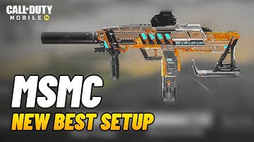 MSMC No Recoil Setup CODM | MSMC Best Attachments Gunsmith Cod Mobile