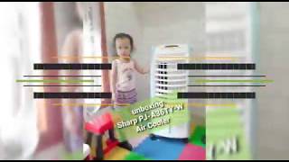 Unboxing dan tutorial Sharp PJ-A36TY-W Air Cooler