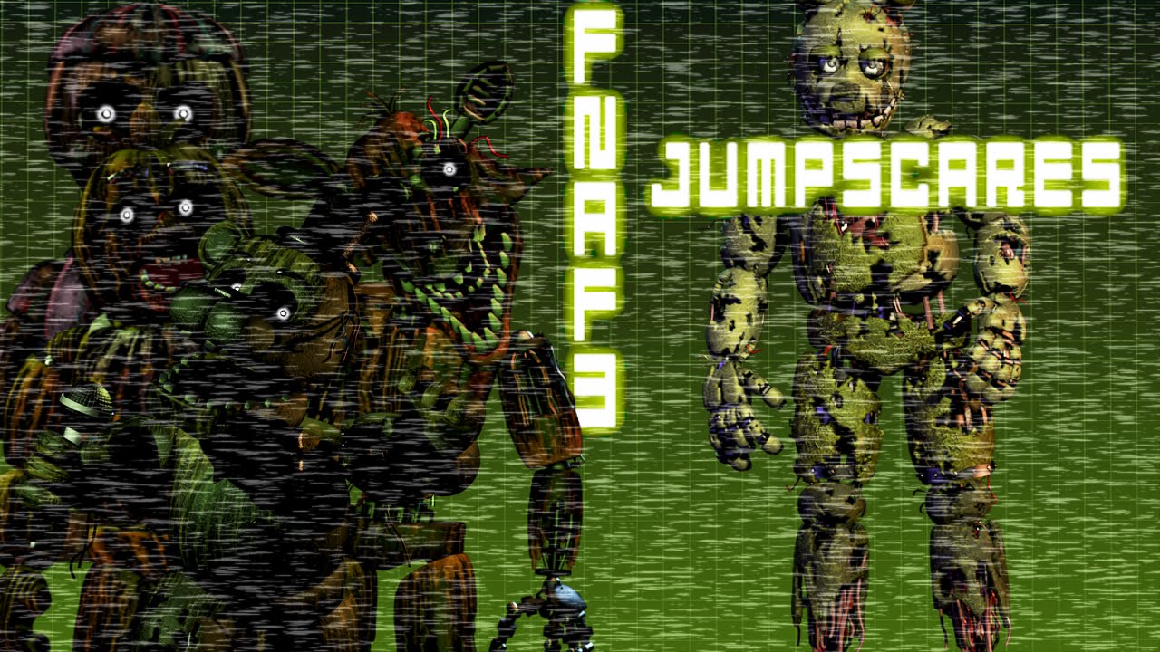 fnaf 1 2 3 4 all jumpscares